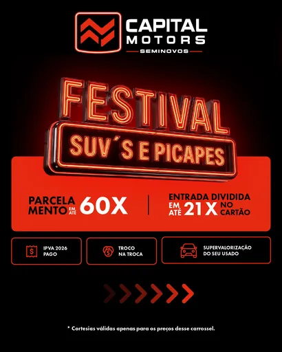 Post da Capital Motors para o Festival de SUVs e picapes