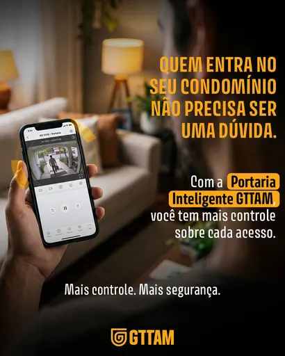Post da GTTAM sobre portaria inteligente